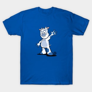 Blue Cow Wave T-Shirt